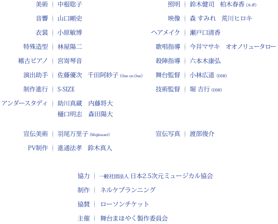 スタッフリスト