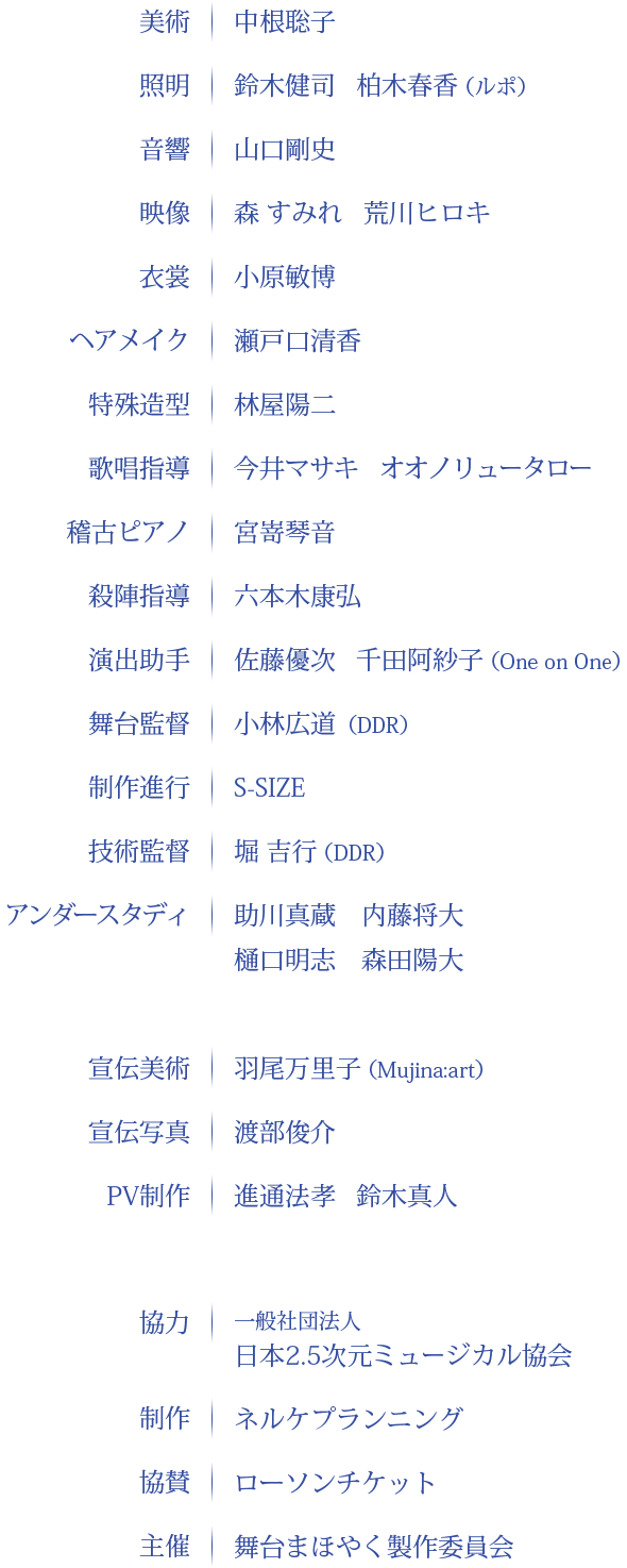スタッフリスト