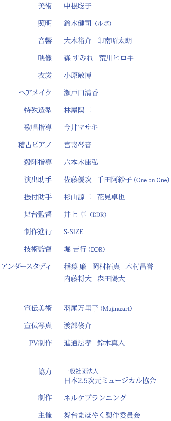スタッフリスト