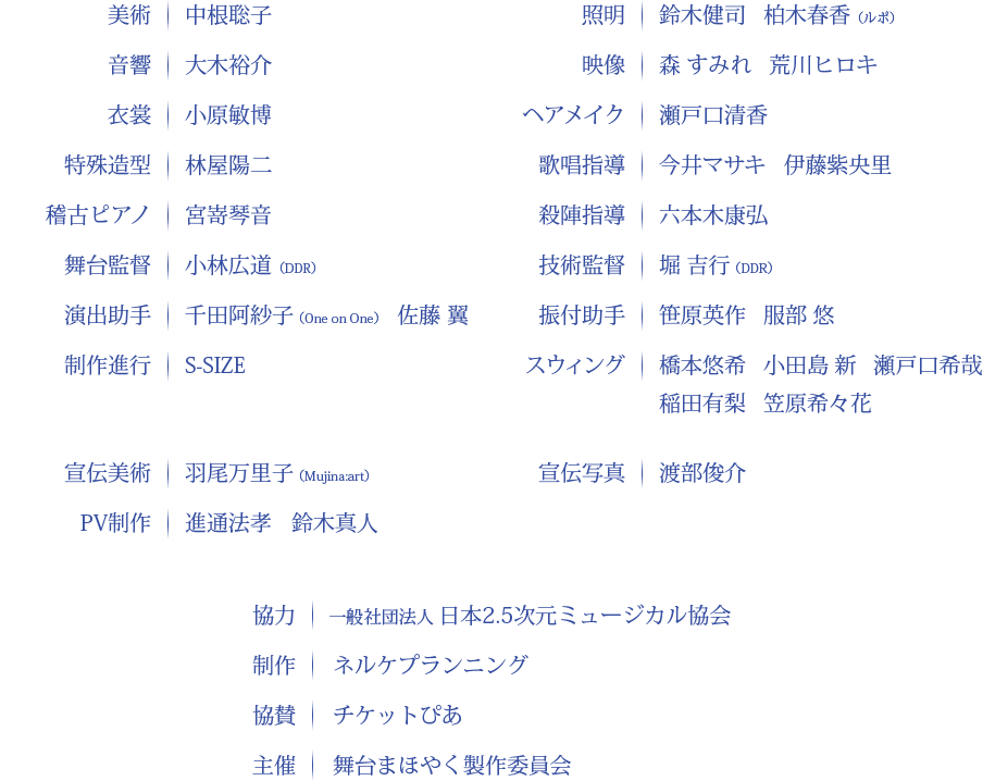 スタッフリスト