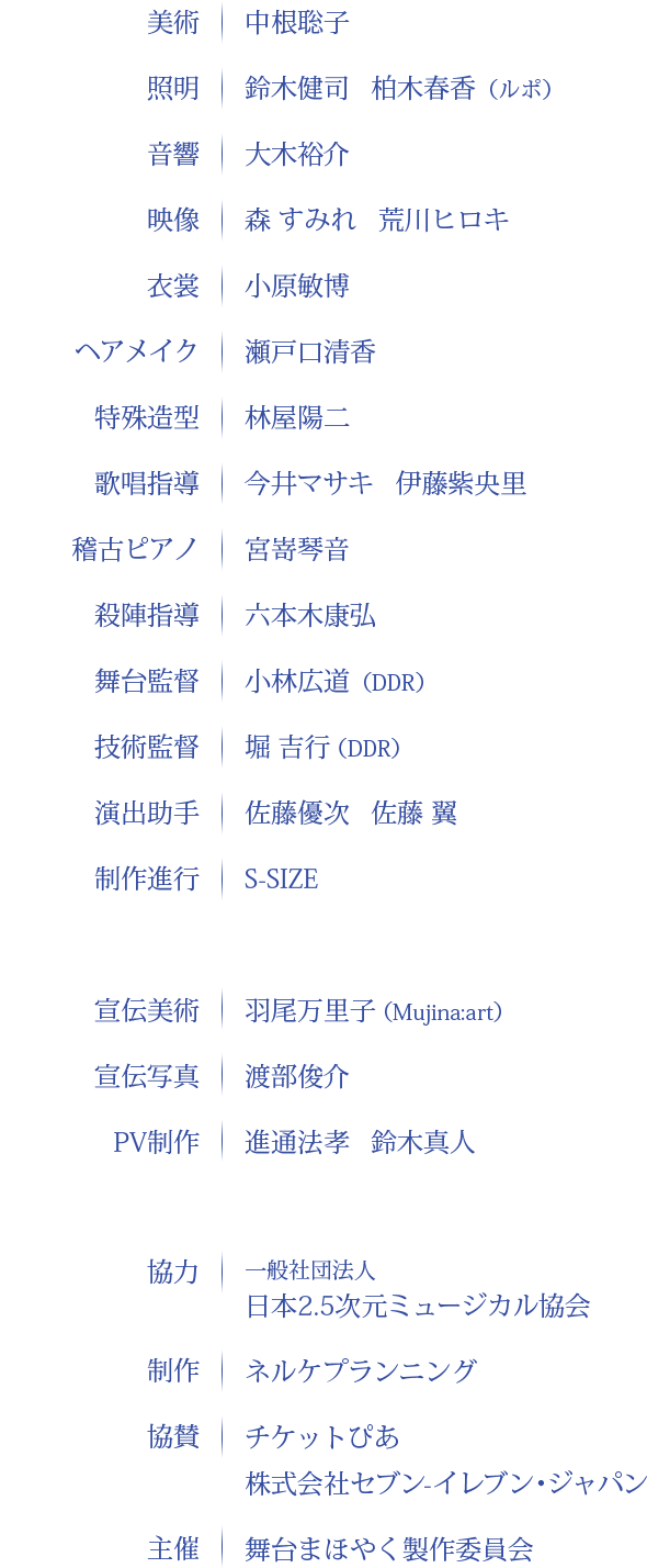 スタッフリスト