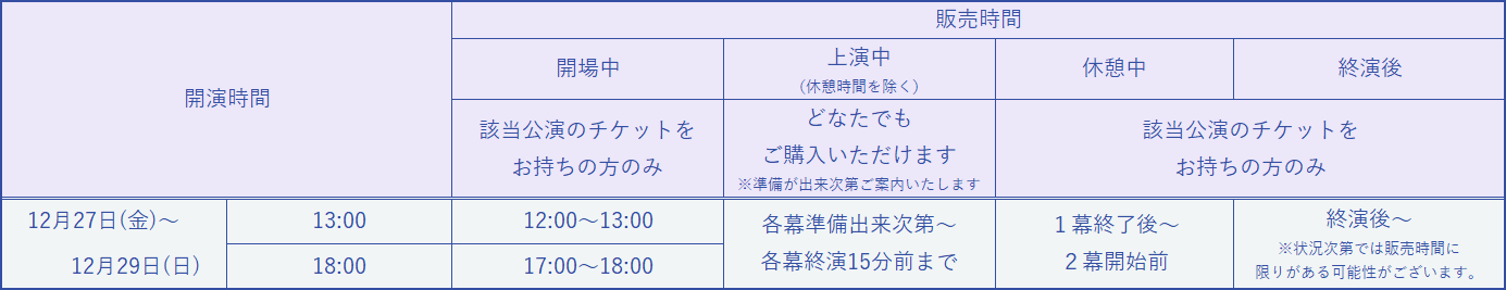 販売時間